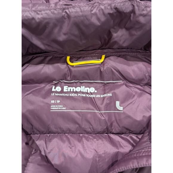(XS) $170 Lolë La Emeline Jacket Maroon Down Puffer - Picture 8 of 11